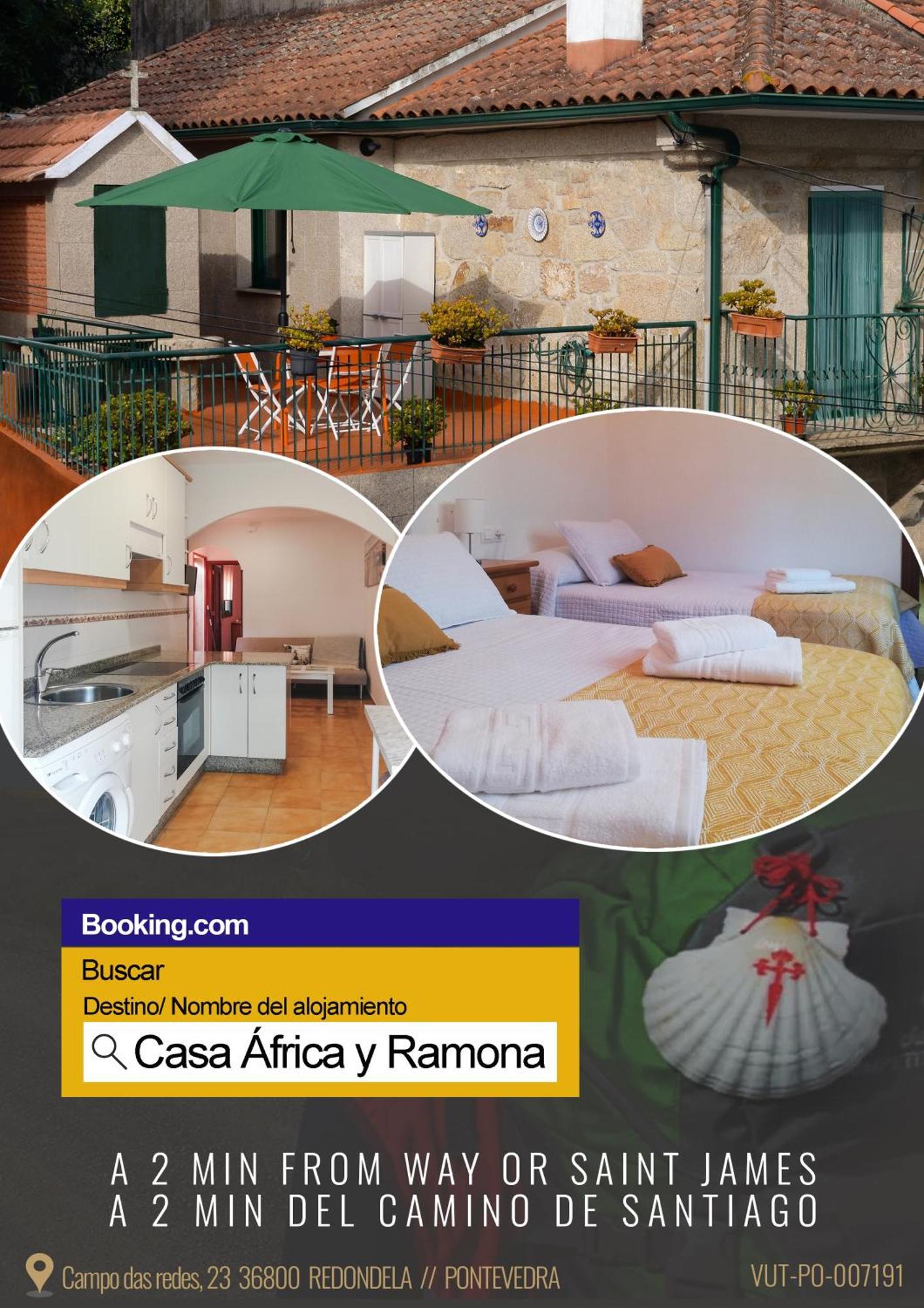 Ferienwohnung Casa Africa Y Ramona Redondela Exterior foto